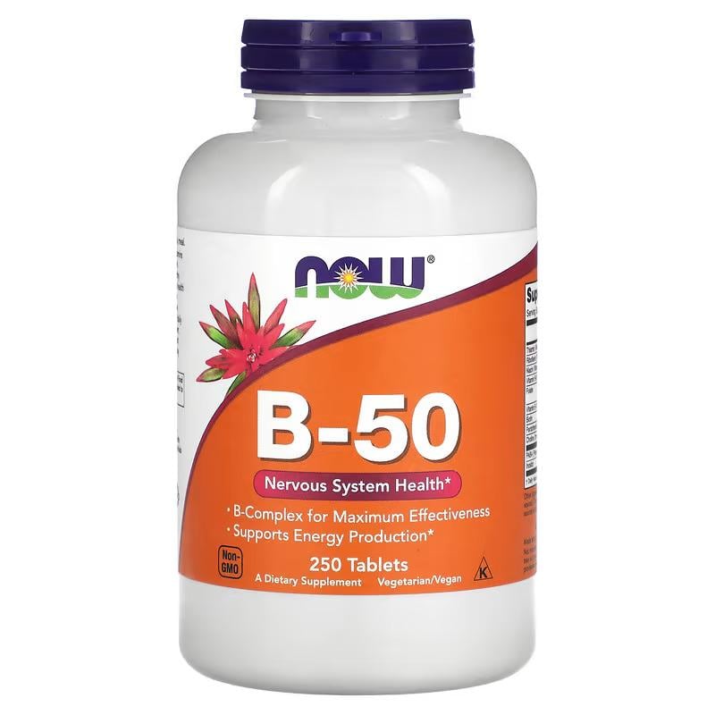 Витамины NOW B-50 250 TAB