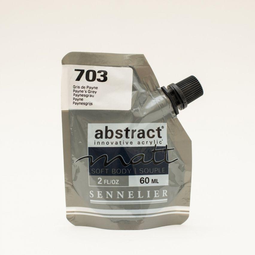 Краска акриловая Sennelier Abstract 60 мл матовая Payne's Grey