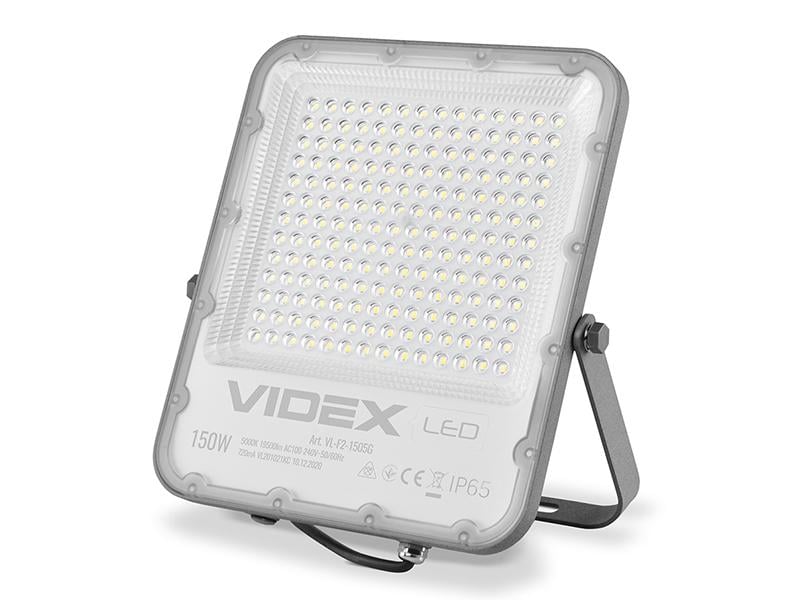 Прожектор Videx PREMIUM LED F2 150W 5000К Серый (26286329) - фото 2 Прожектор Videx PREMIUM LED F2 150W 5000К Серый (26286329) - фото 2