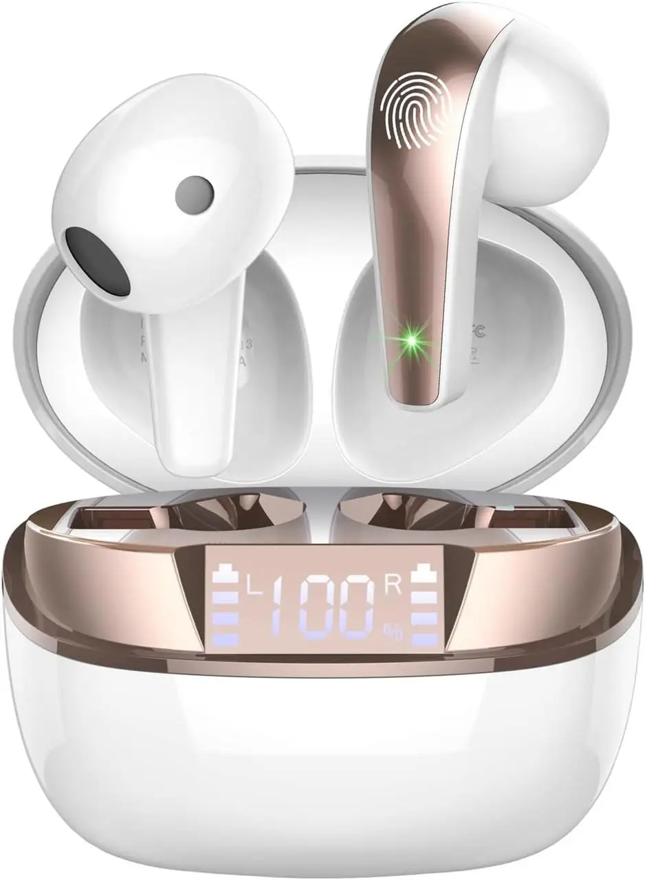Наушники Besnoow Q13 Bluetooth 5.3 с HD-микрофоном HiFi стереозвук (X001VW1HLF)