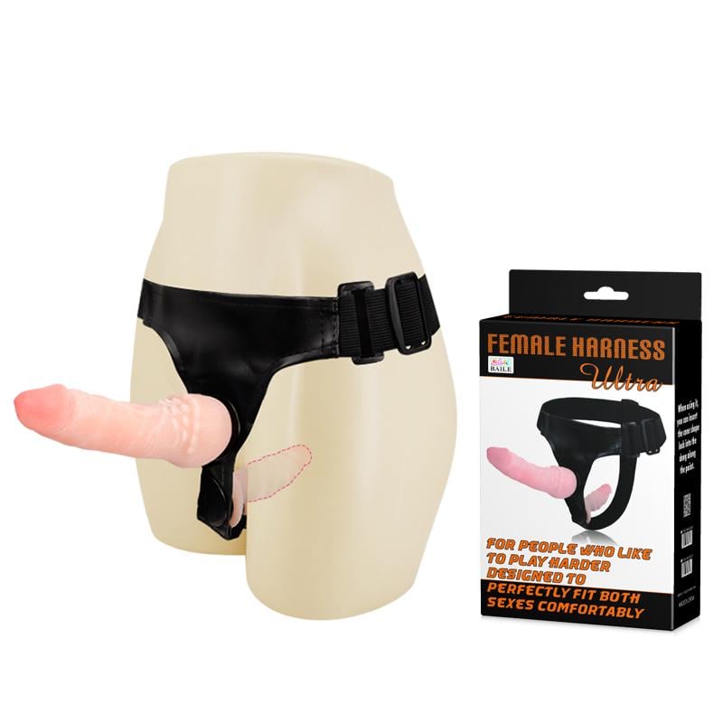 Страпон Ultra Female Harness Тілесний (6603BW-022020)