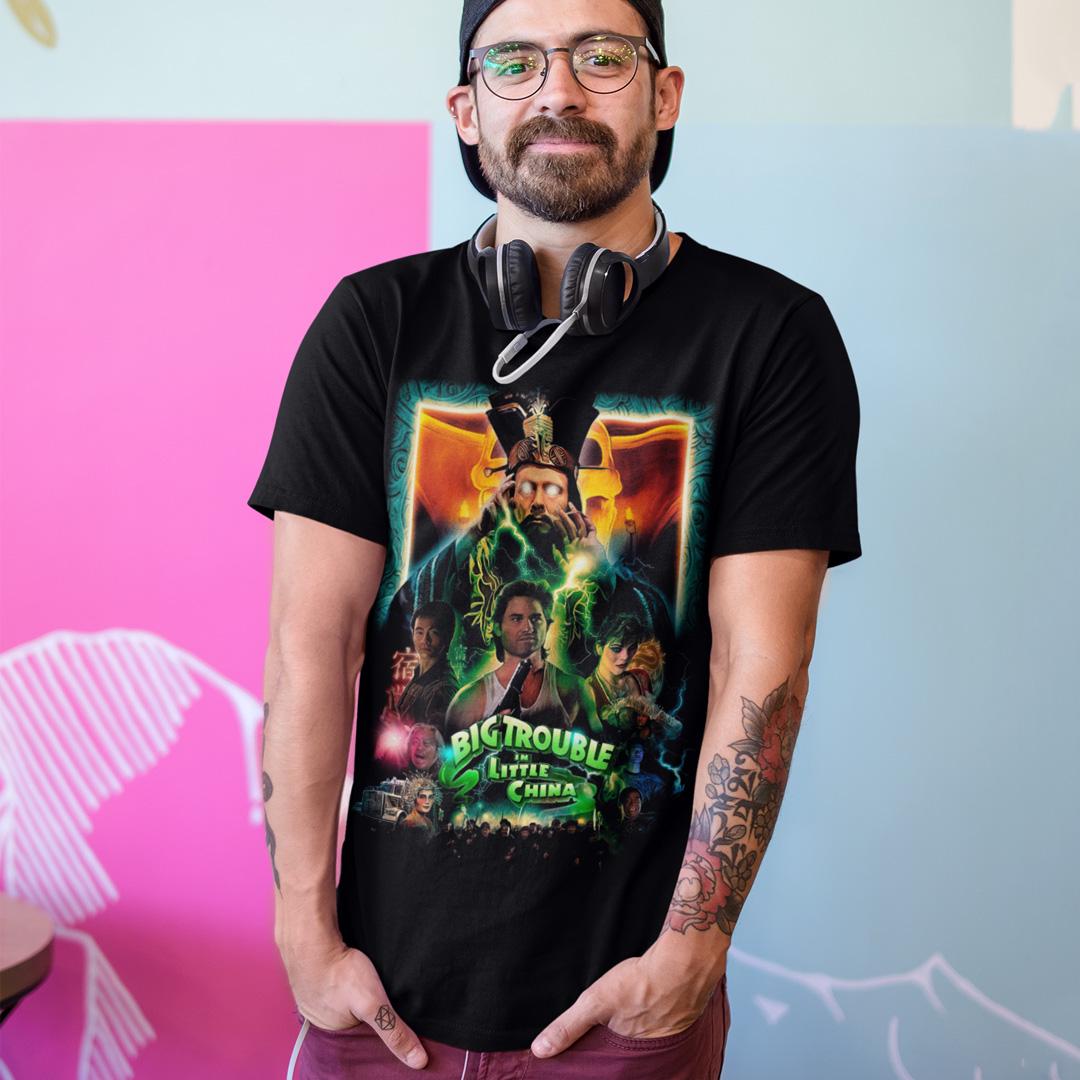 Футболка унисекс Big Trouble In Little China Kurt Russell 4XL Черный (00000006370)
