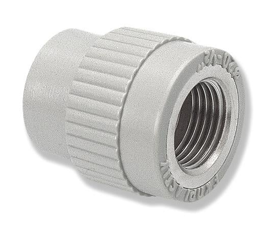 Переход с металлической внутренней резьбой Wavin Ekoplastic 16 мм 1/2" (SZI01620XX)
