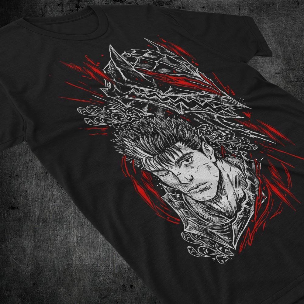 Футболка мужская Берсерк Манга Стрип Гутс OS Черный (AnimeJ0984)