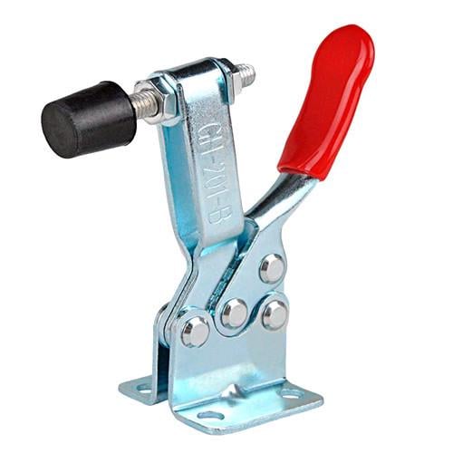 Притиск шарнірно-важільний з горизонтальною основою столярний 201B 90 кг (318264)