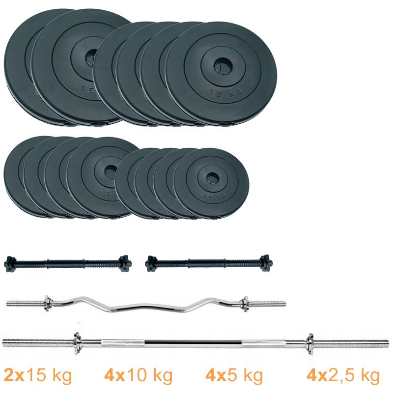 Набор штанг с гантелями Newt Gym Set 2 Rock Pro 115 кг (NE-PL-SET2-115) - фото 6