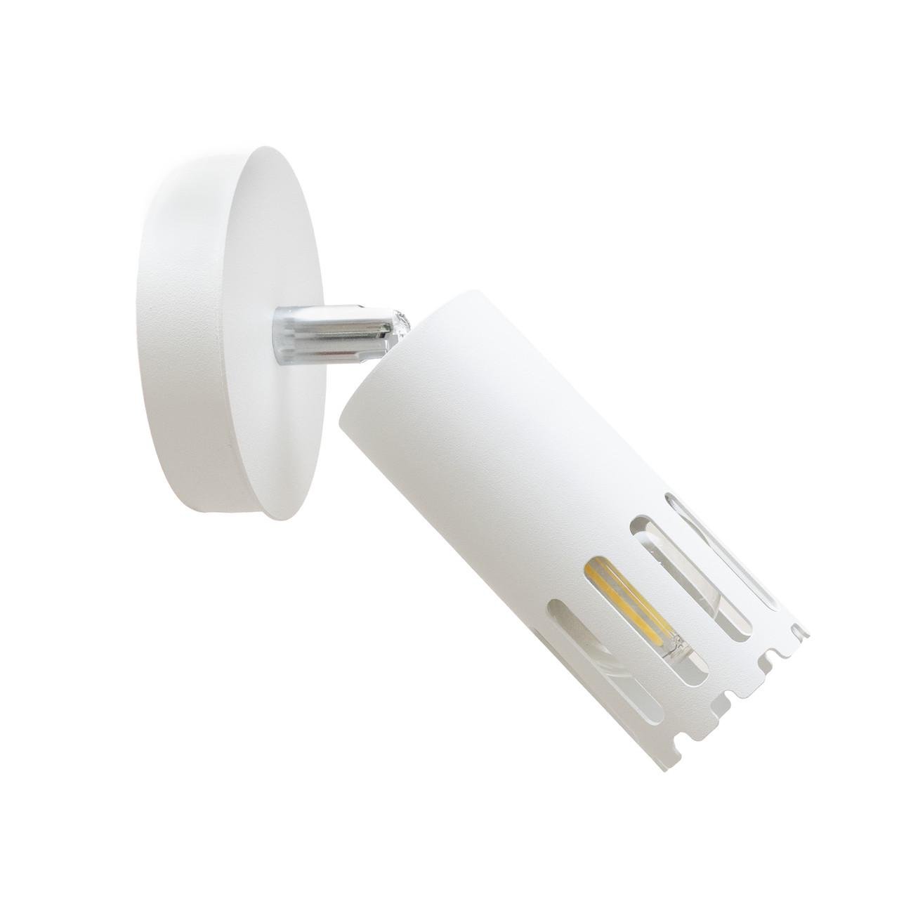 Спот-светильник MSK ELECTRIC Teramo настенный-потолочный под лампу Е27 Белый (NL 180501-1 WH)