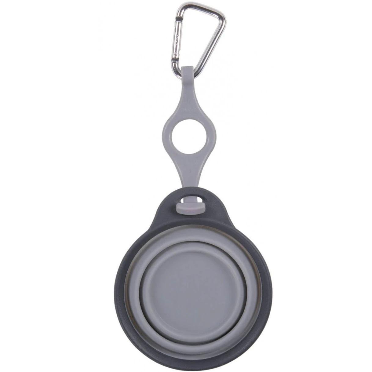 Миска дорожная складная для собак Dexas Travel Cup Bottle Holder & Carabiner с креплением на бутылку 240 мл Светло-серый (PW220432429) Миска дорожная складная для собак Dexas Travel Cup Bottle Holder & Carabiner с креплением на бутылку 240 мл Светло-серый (PW220432429)