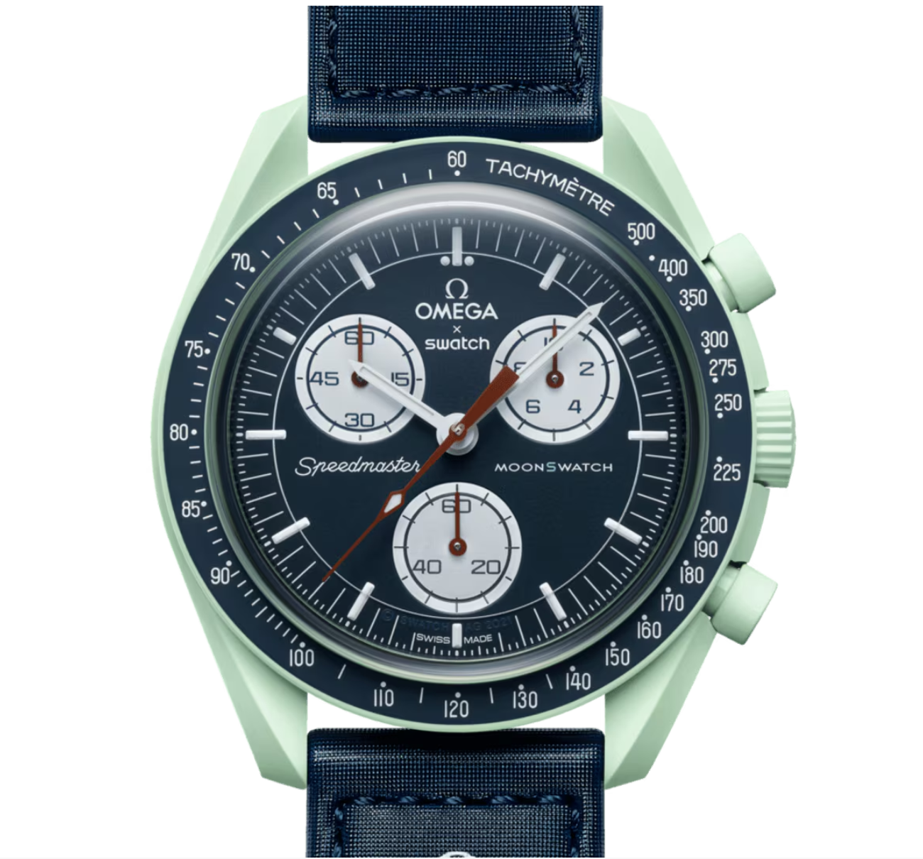 Наручные часы Swatch x Omega Bioceramic MoonSwatch Mission on Earth (SO33G100)