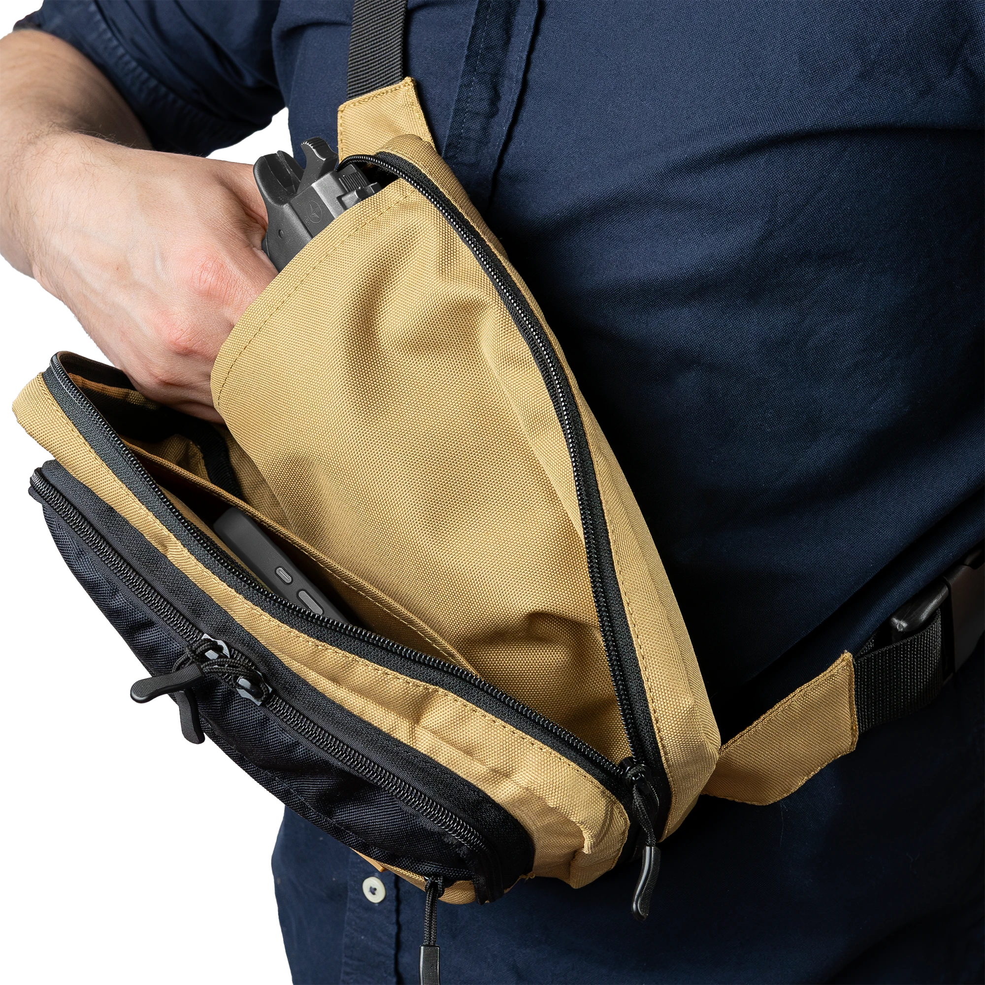 Сумка-кобура Saturn DEFua Сoyote/Black - фото 5 Сумка-кобура Saturn DEFua Сoyote/Black - фото 5