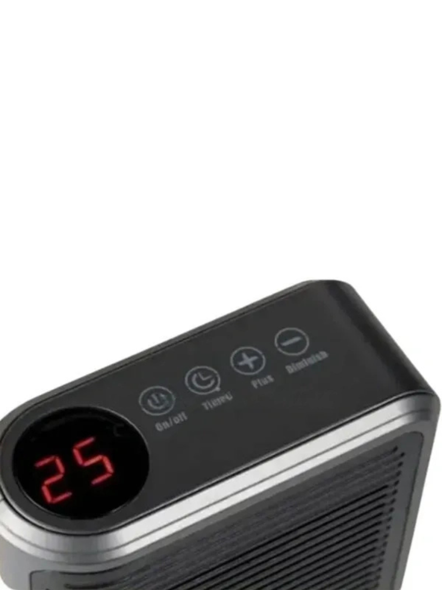 Тепловентилятор с таймером 800 Вт Серо-черный (3053128710) - фото 4