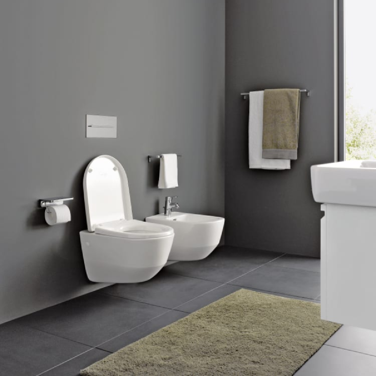 Біде підвісне Laufen Pro H8309520003021 овальне 530х360 мм Білий (ANT-39731) - фото 3