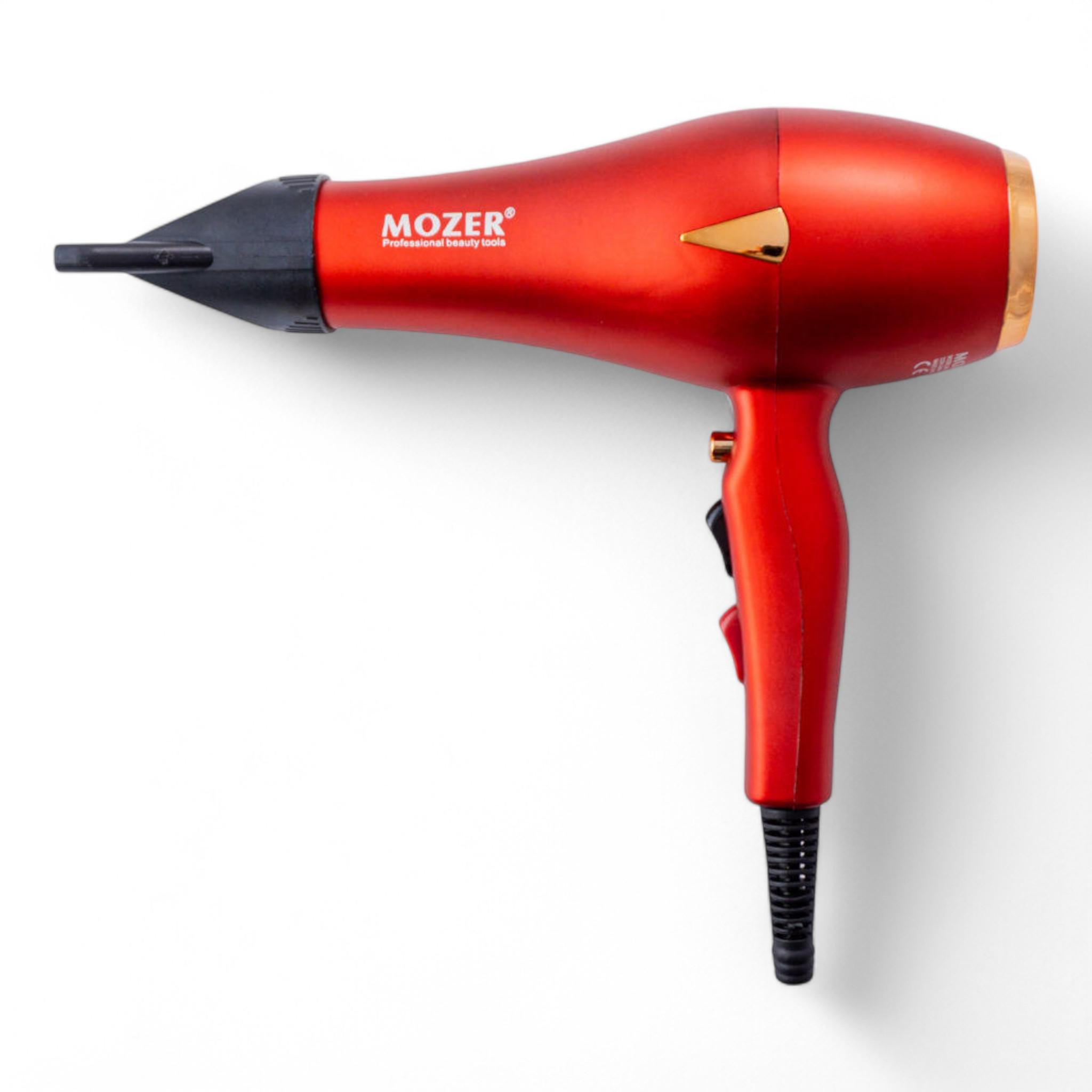 Фен для волос Mozer MZ 9951 для укладки волос с 2 насадками 2000 Вт Red (H_ MZ9951/Red)