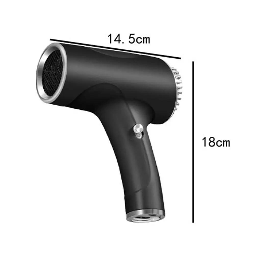 Фен для волос беспроводной с аккумулятором 2600 мА/ч Черный (29903017) - фото 3 Фен для волос беспроводной с аккумулятором 2600 мА/ч Черный (29903017) - фото 3