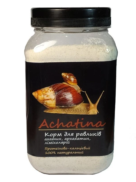 Корм для улиток Буся Achatina "Протеиново-кальциевый" 400г