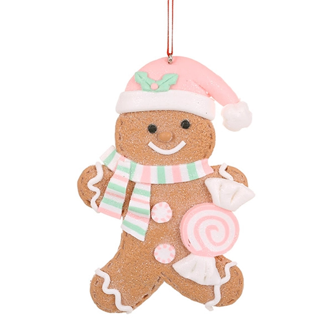 Новорічна підвіска Пряниковий чоловічок 12 см (11158)