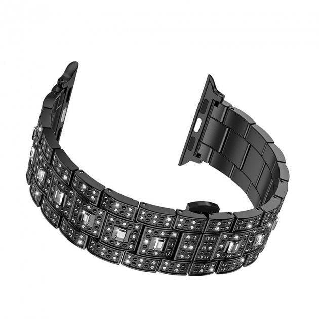 Браслет Hoco для Apple Watch Series 1/2/3/4 Starlight Steel Strap WB13 38/40 мм Black
