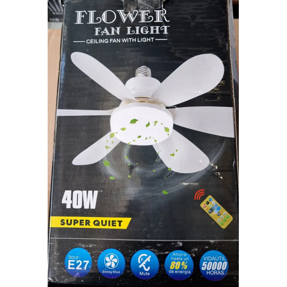 Вентилятор-люстра 2в1 стельовий 6 лопатей 52 см 40 Вт з пультом (QAAQ-520RA) - фото 5 Вентилятор-люстра 2в1 стельовий 6 лопатей 52 см 40 Вт з пультом (QAAQ-520RA) - фото 5