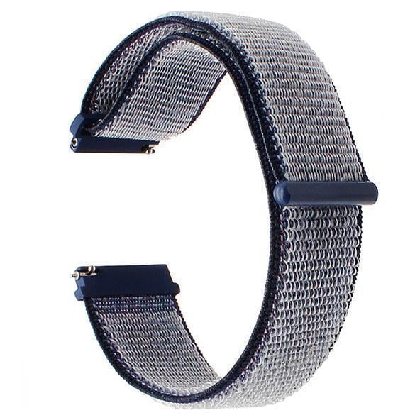 Нейлоновый ремешок Primo для часов Garmin Vivoactive 3/Vivomove HR/Forerunner 245/645 Navy Blue (1051392231)