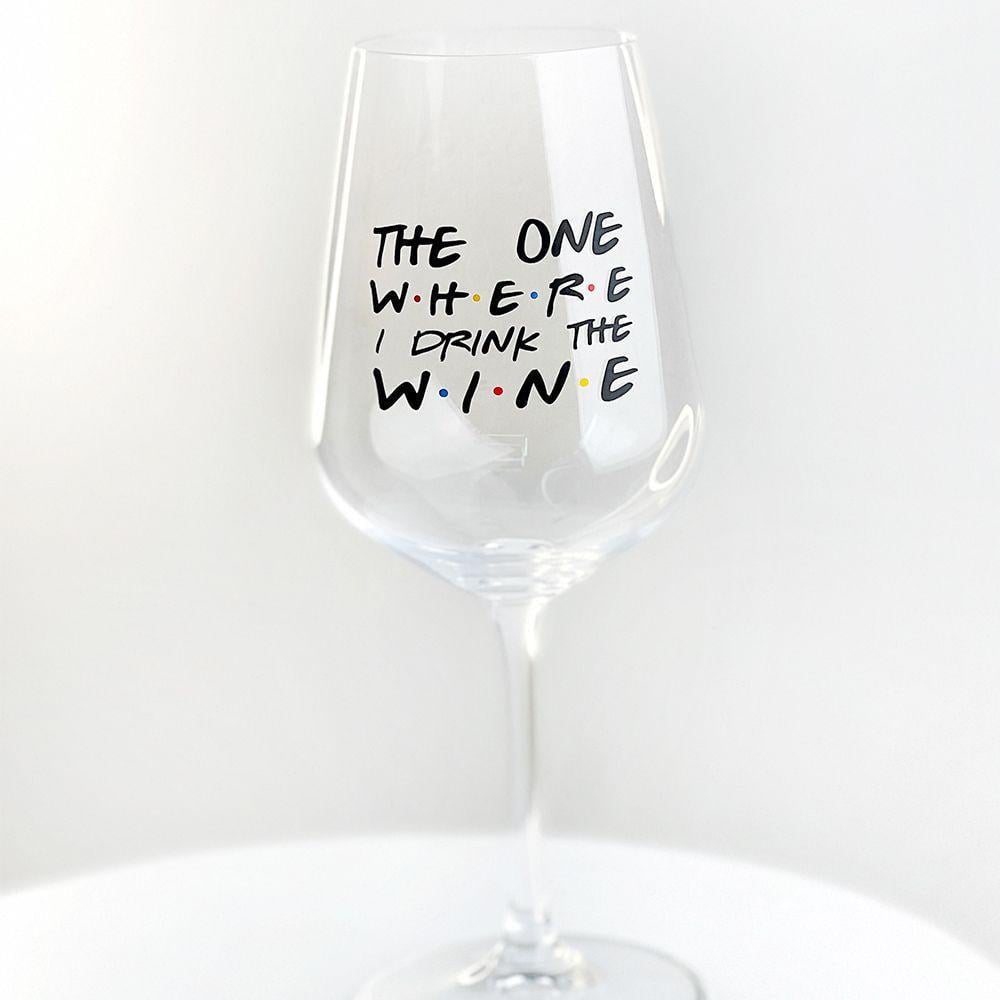 Бокал для вина The one where I drink the wine 450 мл (KEL_26K008)