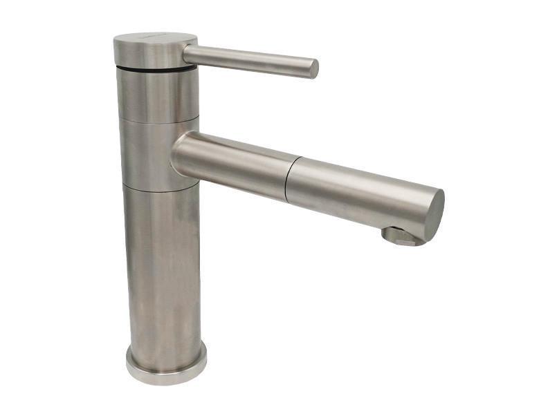 Смеситель для раковины Millz поворотный излив нержавеющая сталь (ТР-00008555)