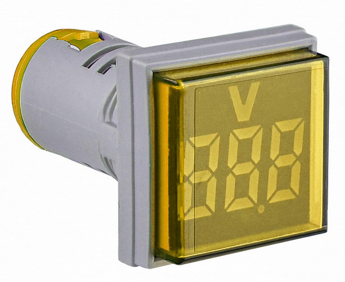 Світлосигнальна арматура АСКО-УКРЕМ з індикатором напруги АС серії U-ADM-V квадратна ᴓ22 мм Жовтий (00000055167) Світлосигнальна арматура АСКО-УКРЕМ з індикатором напруги АС серії U-ADM-V квадратна ᴓ22 мм Жовтий (00000055167)