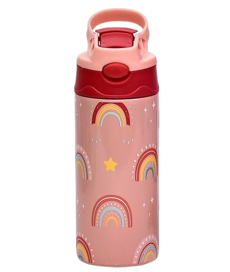 Термос-поильник детский с трубочкой Rainbow 350 мл (30163) - фото 1 Термос-поильник детский с трубочкой Rainbow 350 мл (30163) - фото 1