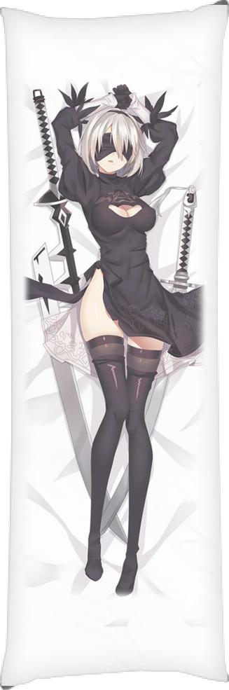 Подушка дакимакура Nier Automata 50x150 см (13531336)