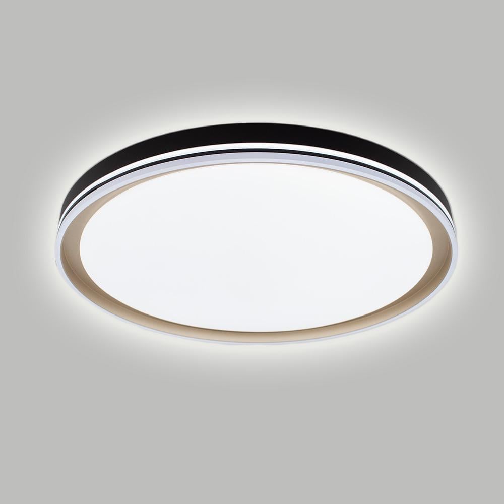 Светильник светодиодный ESLLSE GABO R 90 Вт 510x85 мм Черно-золотой (10574-2)