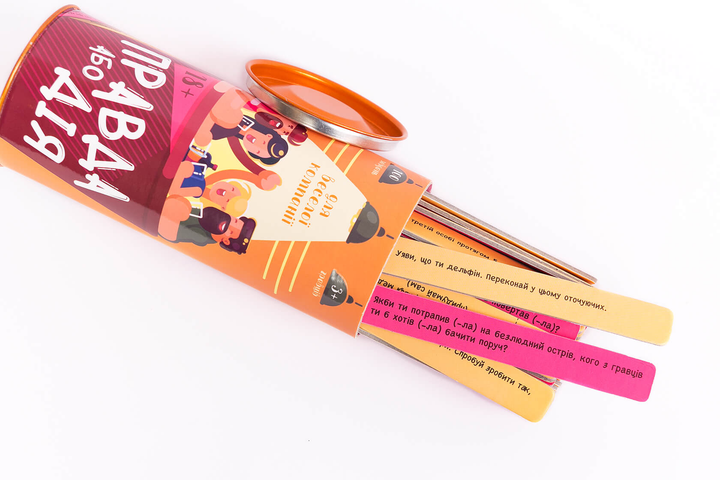 Настольная игра FUN Games Правда или дело Для веселой компании Разноцветный (SR-113-N-750) - фото 3