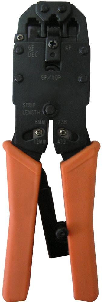 Кримпер E.NEXT e.tool.crimp.hs.2008.r для обтиску 8P8C/RJ-45/6P6C/RJ-12 конекторів (t006001)