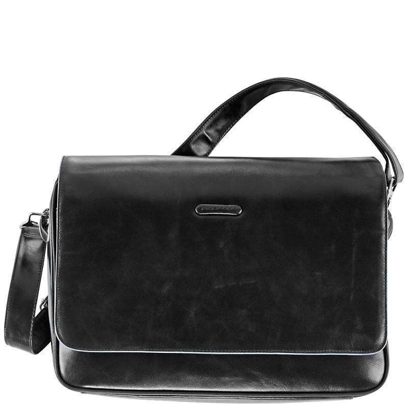 Мужская сумка Piquadro BL SQUARE через плечо большая Black (CA1805B2_N)
