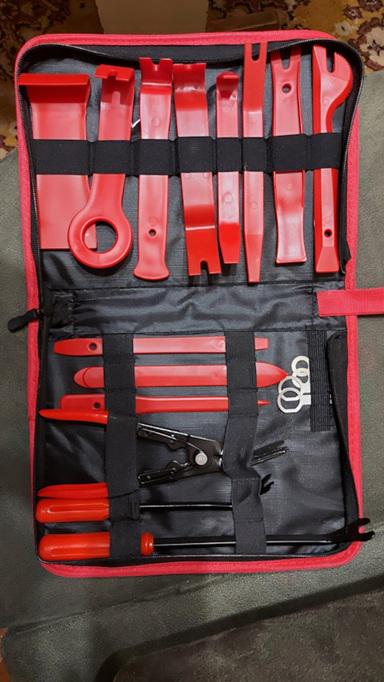 Набір знімачів для обшивки та плоскогубці для зняття кліпсів у сумці 19 пр. (28576876) - фото 12 Набір знімачів для обшивки та плоскогубці для зняття кліпсів у сумці 19 пр. (28576876) - фото 12