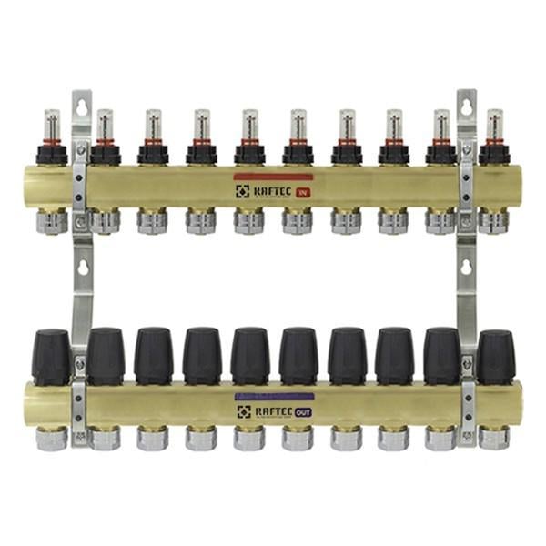 Коллектор Raftec Gold LCR-1.10 с расходомерами и евроконусами (57003) - фото 1 Коллектор Raftec Gold LCR-1.10 с расходомерами и евроконусами (57003) - фото 1