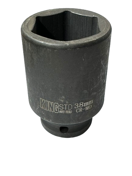 Головка торцевая KING STD высокая ударная 6-гранная 3/4" DR 38 мм (3001-38K) - фото 1