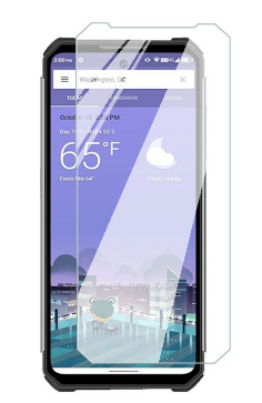 Закаленное защитное стекло на Oukitel WP27 (вигляд 3) / Прозрачное