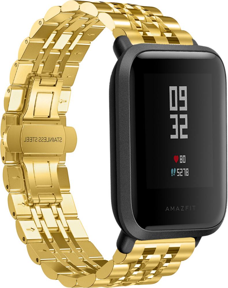 Браслет металлический Spinye для Amazfit Bip Gold (29162-2A)