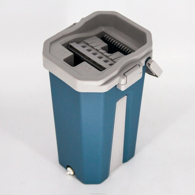 Комплект швабра с ведром и автоматическим отжимом 8 л - фото 4