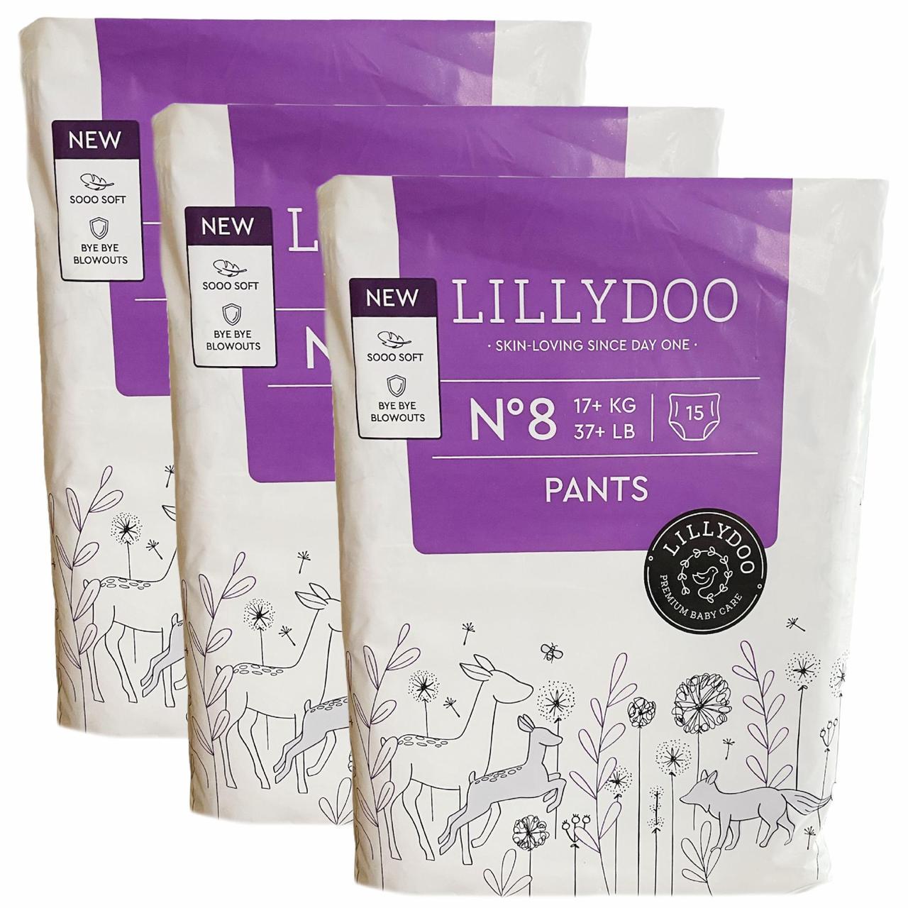 Підгузки-трусики Lillydoo 8 17+ кг 45 шт. (2686046370)