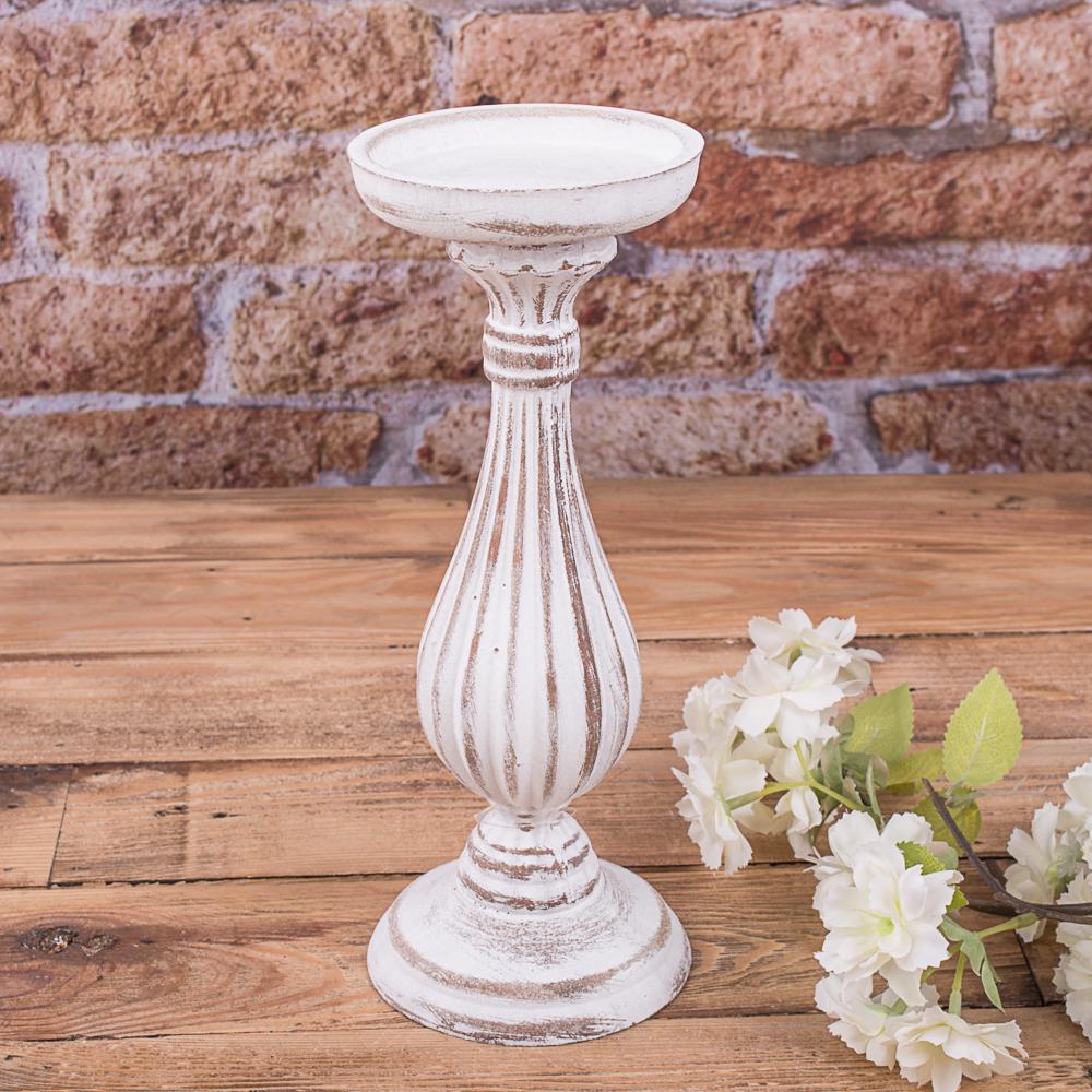 Подсвечник одинарный деревянный 28 см (3152)