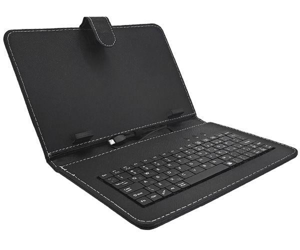 Чехол для планшета универсальный с клавиатурой Type-C 9,7-11" подставка Black (19004)