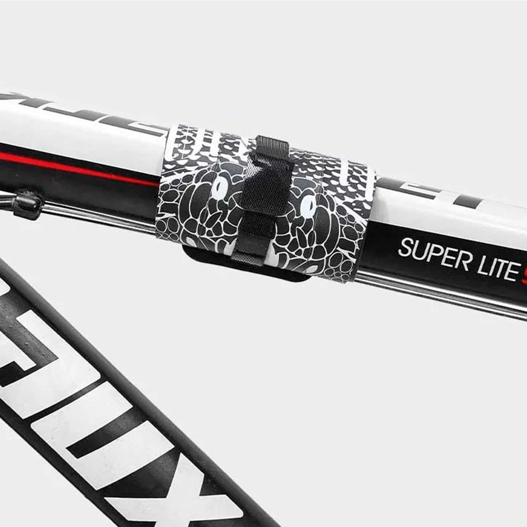 Комплект велосипедных крыльев для фикса или шоссейного велосипеда ENLEE BF-21 Стиль A/fixed gear Черный/Белый (EN-BF21-6717) - фото 2