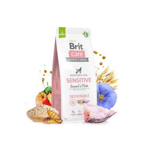 Корм сухий Brit Care Dog Sustainable Sensitive для собак із чутливим травленням з рибою та комахами 12 кг - фото 6 Корм сухий Brit Care Dog Sustainable Sensitive для собак із чутливим травленням з рибою та комахами 12 кг - фото 6