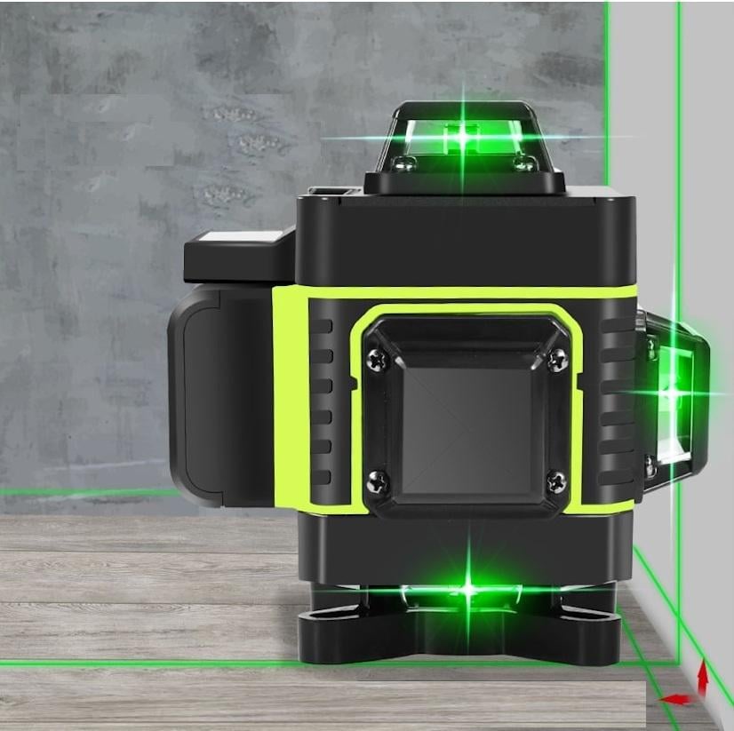 Лазерный уровень нивелир HILDA 4D Plus Full+LED с зеленым лучом на 16 линий 360 градусов - фото 11 Лазерный уровень нивелир HILDA 4D Plus Full+LED с зеленым лучом на 16 линий 360 градусов - фото 11