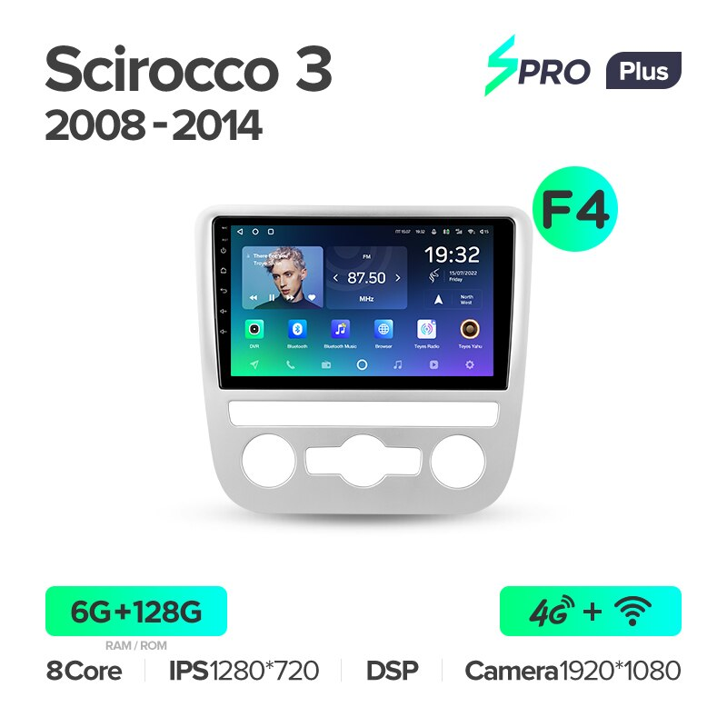 Автомагнитола штатная Teyes SPRO Plus для Volkswagen Scirocco 3 III Mk3 2008-2014 Android SPRO PLUS 6+128G Wi-Fi/4G вариант F2 (1739871885) - фото 7 Автомагнитола штатная Teyes SPRO Plus для Volkswagen Scirocco 3 III Mk3 2008-2014 Android SPRO PLUS 6+128G Wi-Fi/4G вариант F2 (1739871885) - фото 7