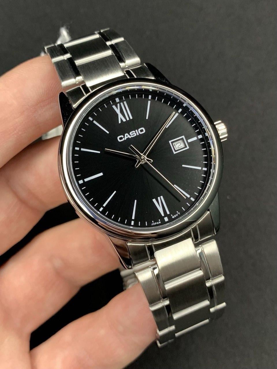 Наручний годинник чоловічий Casio MTP-V002D-1B3 Timeless Collection Чорний (2824856595)
