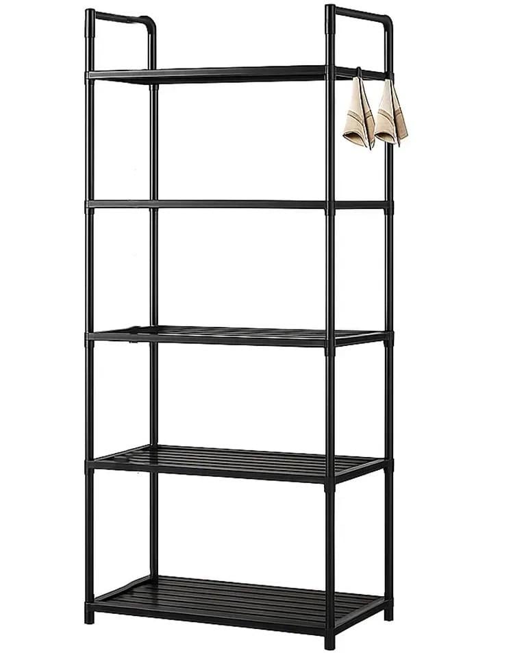 Стеллаж RIAS Multi-Function Simple Storage Rack 6617-5B 5 полок 152,5x51x27,5 см Black (3_08761)