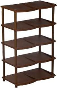 Поличка для взуття ENJOY 5 ярусна 88х48х30 см Коричневий (4809338) - фото 2 Поличка для взуття ENJOY 5 ярусна 88х48х30 см Коричневий (4809338) - фото 2