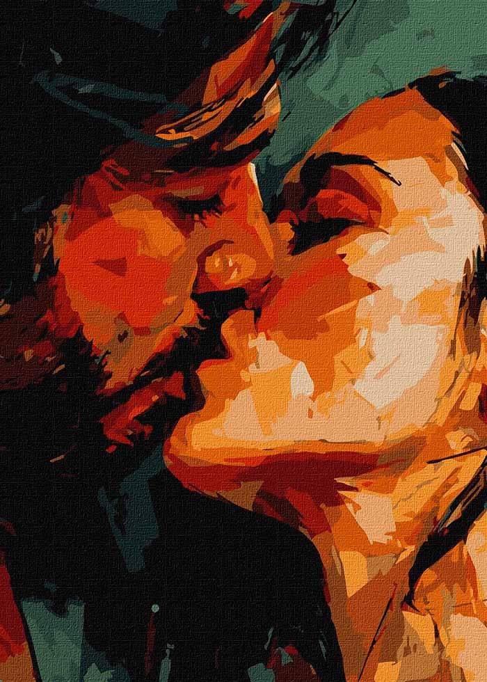 Картина по номерах Ideyka Він, Вона та Пристрасть 40х50 см (KHO8711)