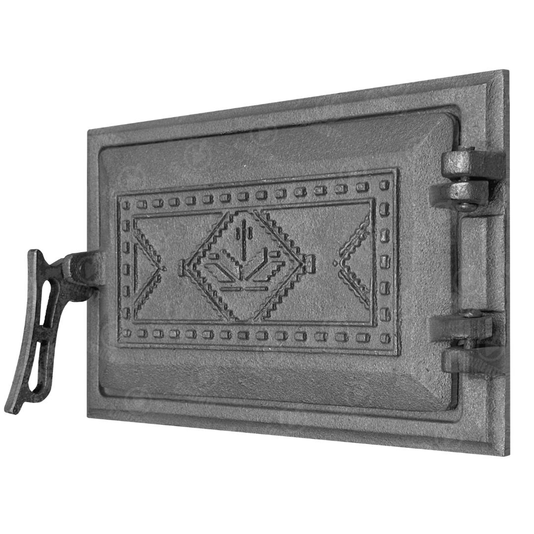 Двері піддувальні Булат Вишиванка чавунна незабарвлена 265х165 мм Сірий - фото 2 Двері піддувальні Булат Вишиванка чавунна незабарвлена 265х165 мм Сірий - фото 2